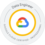 Google Cloud Professional Data Engineer badge